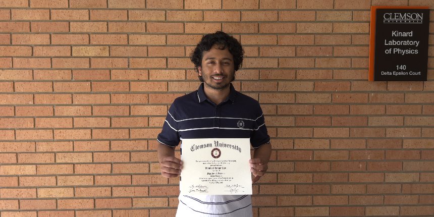 Congratulations to Shamrat Paul on receining Maste