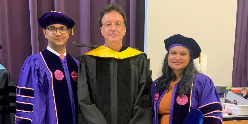 Congratulations to Mahesh and Mihiri for graduatin
